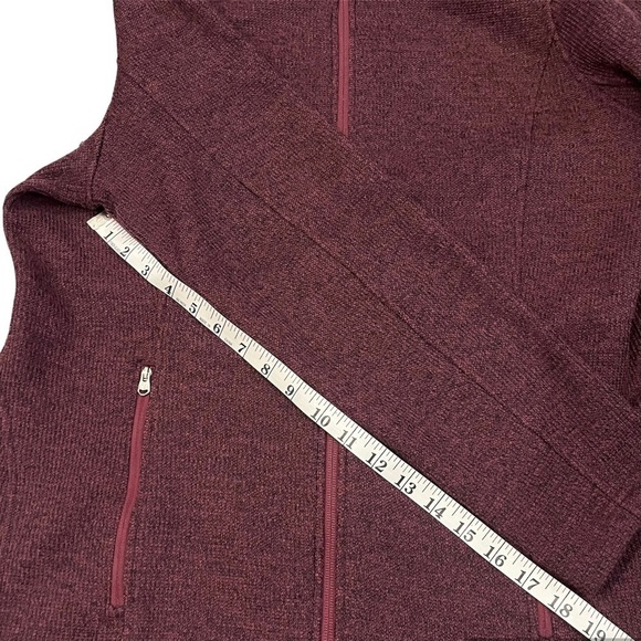Spyder Endure Full Zip Mid Weight Stryke Fleece Jacket in Wine Purple Red Sz XL - Picture 13 of 13